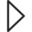 triangle, shapes, Remote control, Multimedia Option Black icon