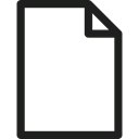 Archive, interface, sheet, document, Page, Blank Black icon