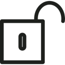 padlock, Accessibility, security, secure, unsecure Black icon