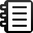 notepad Black icon