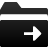 Arrow, Folder Black icon