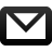 envelop, Email, mail, Message, Letter Black icon