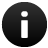 Information, about, Info Black icon