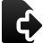 Doc, Arrow, document, paper, Export, File Black icon