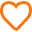 Heart DarkOrange icon