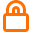 Lock DarkOrange icon