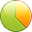 statistics YellowGreen icon