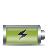 Battery, horizontal, charging DarkKhaki icon