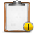 Clipboard, Alert WhiteSmoke icon