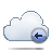 Cloud, Back Lavender icon