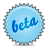 beta, lightblue, splash Icon
