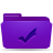 Folder, todos, violet Icon
