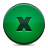 Close, button, green Icon