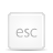 Escape, Key WhiteSmoke icon