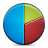 pie, chart Brown icon