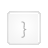 Key, curly, Bracket, Close WhiteSmoke icon