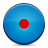 button, record, Blue Icon