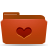 Favorite, Folder, red Firebrick icon