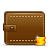 wallet, coin SaddleBrown icon