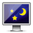 sleep, screen, glossy MidnightBlue icon
