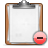 Clipboard, delete WhiteSmoke icon