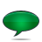 Bubble, green, speech Icon