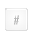 Key, Hash WhiteSmoke icon