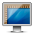 screen, glossy, ruler DarkCyan icon