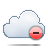 Cloud, delete Lavender icon