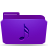 Folder, music, violet DarkViolet icon