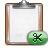 Clipboard, Cut WhiteSmoke icon