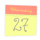 Calendar PaleGoldenrod icon