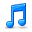 musical, Note DodgerBlue icon