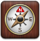 compass SaddleBrown icon