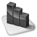 Excel, whack, Ms DarkSlateGray icon