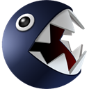 Chain, chomp Black icon