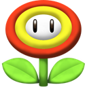 Flower, fire OrangeRed icon
