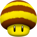 Mushroom, Bee Gold icon