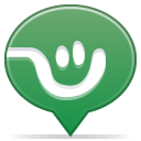 Social, Balloon MediumSeaGreen icon