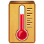 termometer SandyBrown icon