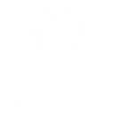 padlock, Closed, inv Black icon