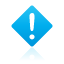 exclamation, diamond DeepSkyBlue icon