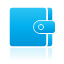 wallet DeepSkyBlue icon