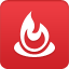 Feedburner Crimson icon