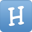 Hyves CornflowerBlue icon