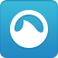 Grooveshark SteelBlue icon