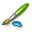 paint brush OliveDrab icon