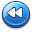 Backward, button MidnightBlue icon