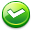 tick, button ForestGreen icon