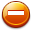 subtract, button OrangeRed icon